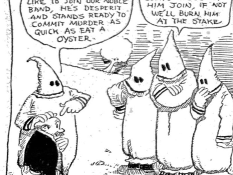 Dingbat Calls In the Klan: Herriman’s Bourgeois Obsessive